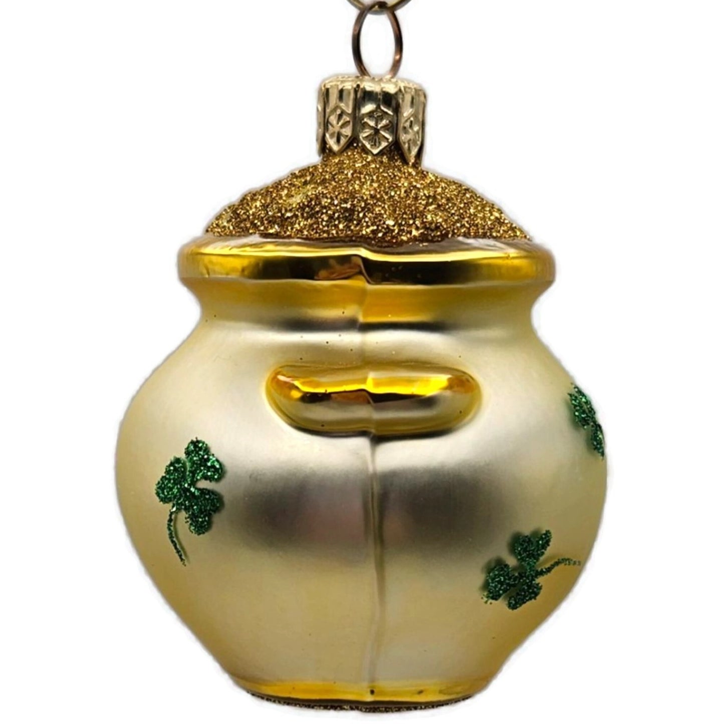 Patricia Breen A Walk In Dublin Pot Of Gold Shamrocks St. Patrick's Ornament CO