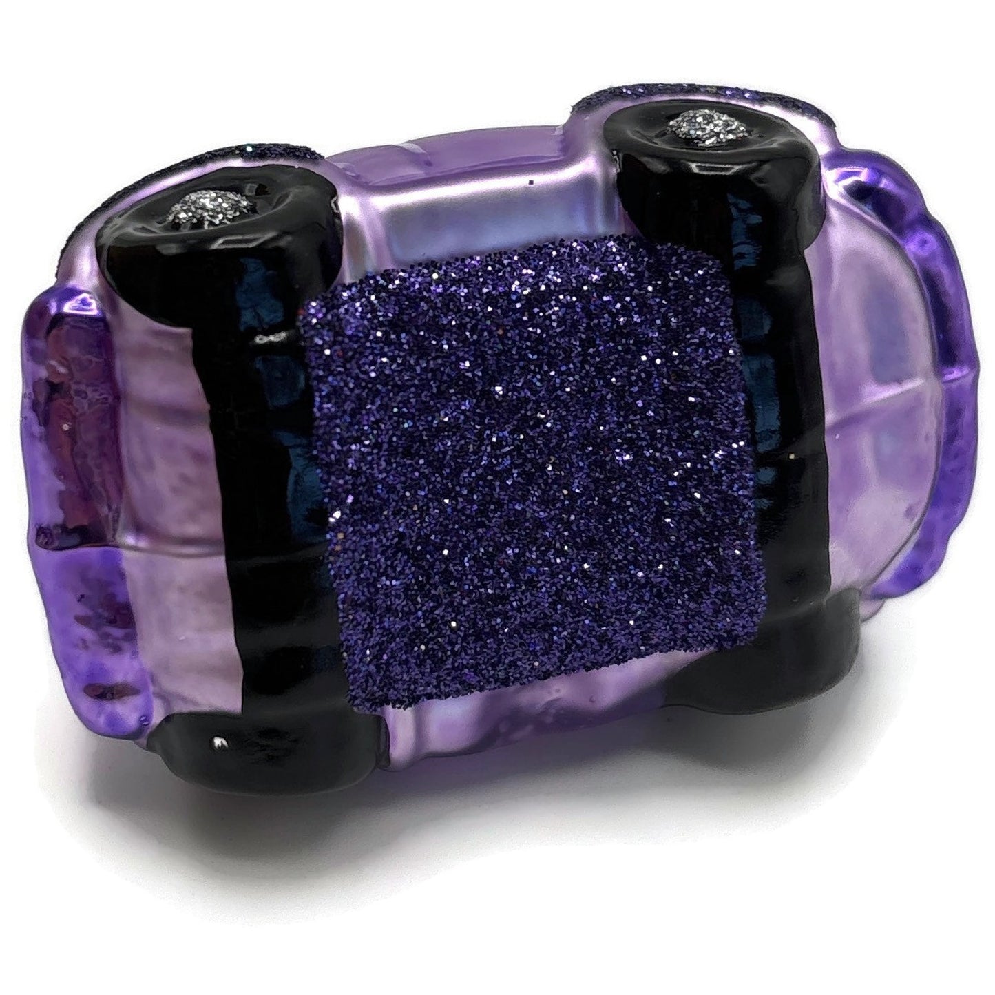 Patricia Breen Purple Car OOAK CO Christmas Ornament CATZ 9900CO