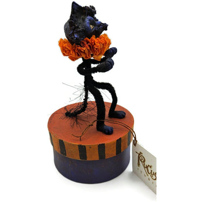Rucus Studio Scott Smith Brat Cat Halloween Purple Black Figure Candy Box Decor