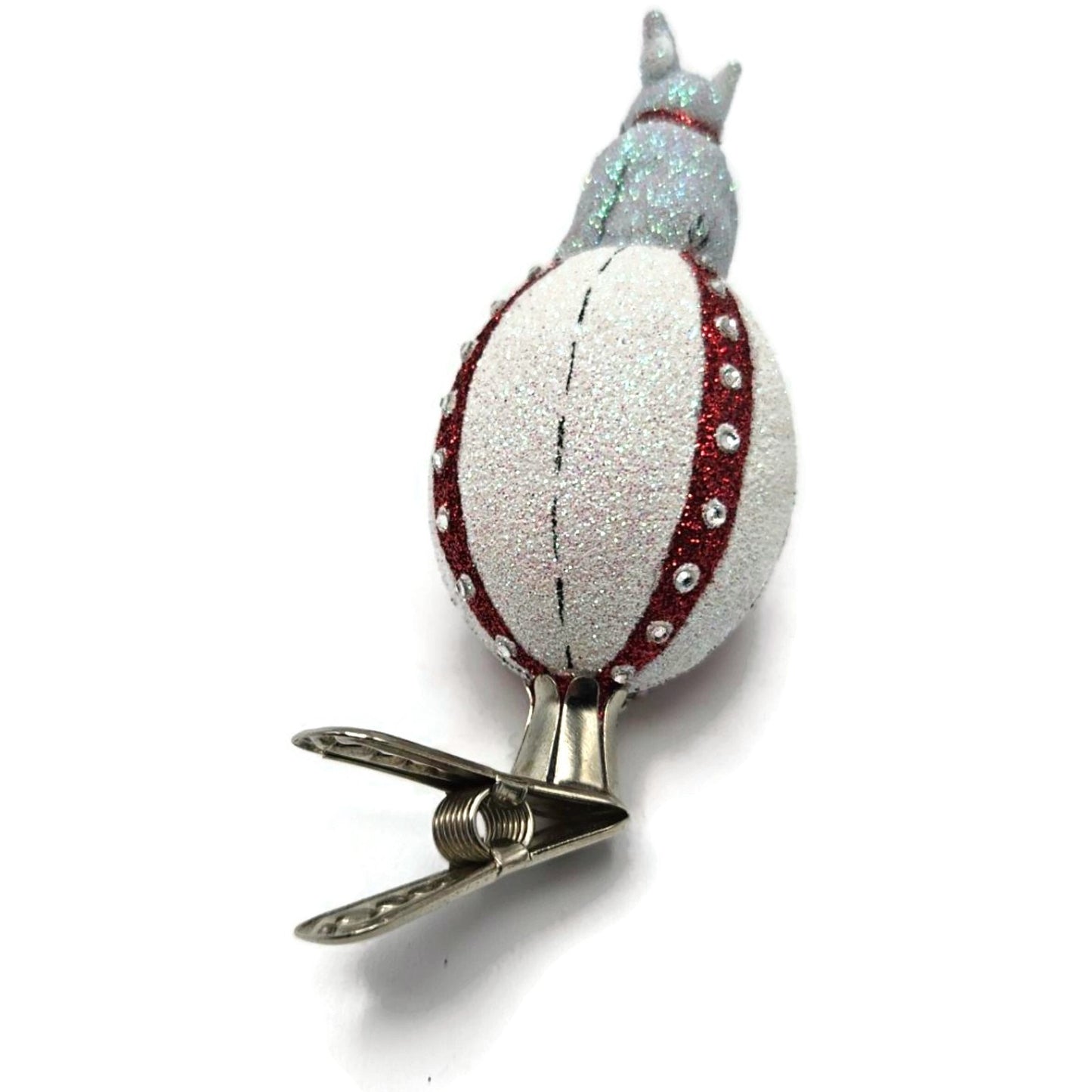 Patricia Breen Sitting Pretty Ladybugs White Red Clip On Easter Holiday Ornament