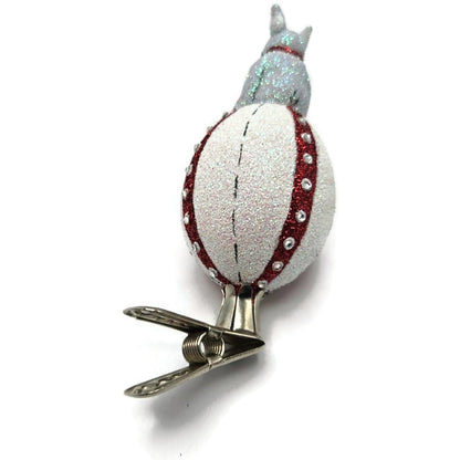 Patricia Breen Sitting Pretty Ladybugs White Red Clip On Easter Holiday Ornament