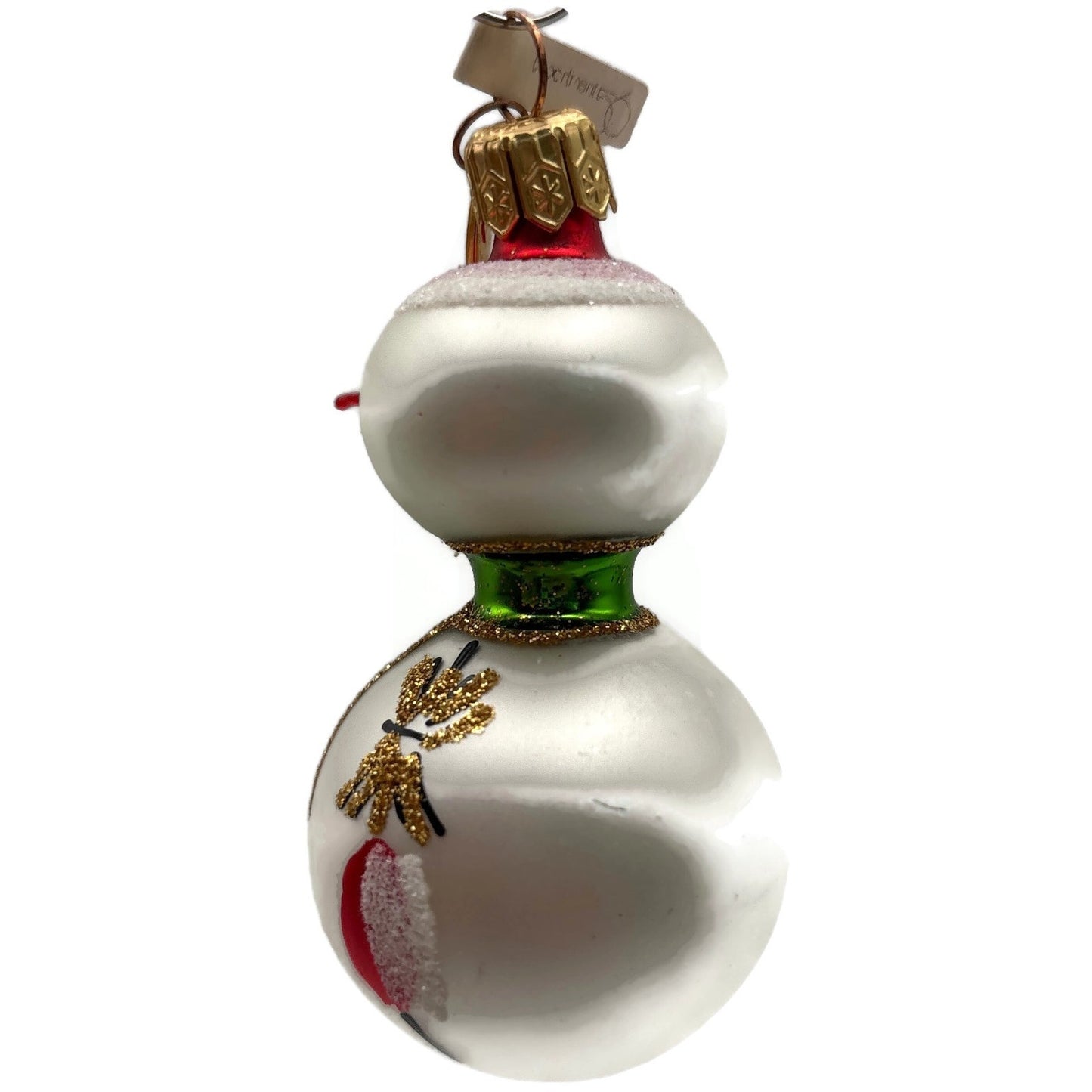 Miniature Snowman White Poland Christmas Tree Ornament Department 56