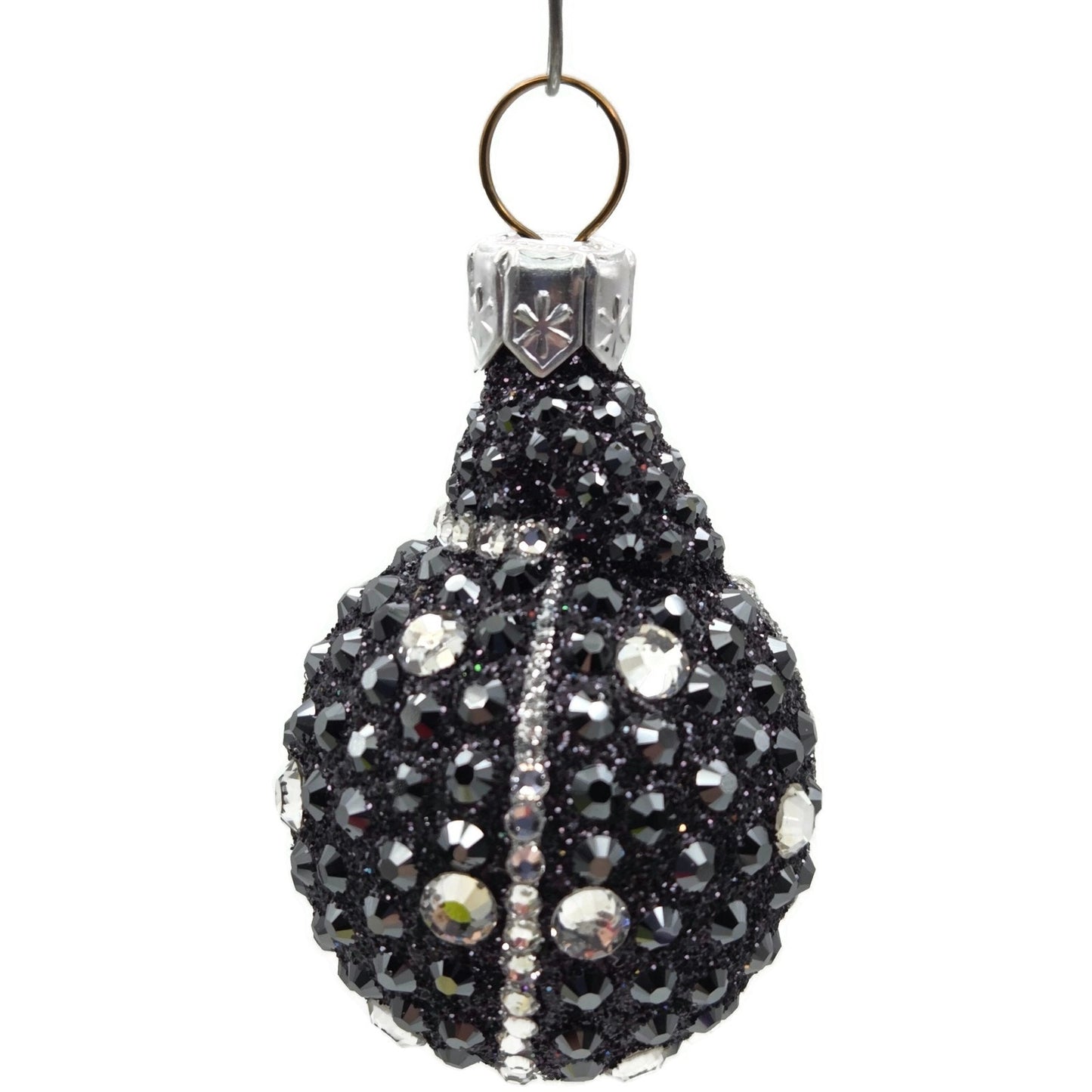 Patricia Breen Ladybug Noel Black Jeweled Polka Dots Spring Christmas Ornament