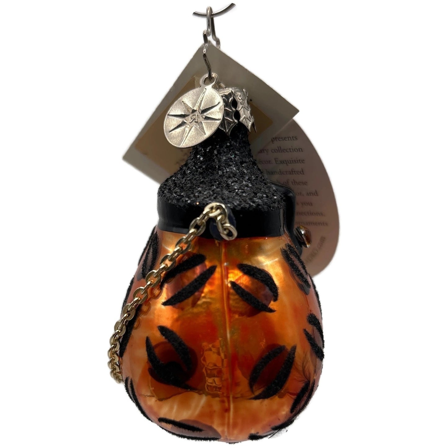 Christopher Radko Viva La Mode Leopard Print Purse Christmas Ornament 1012039