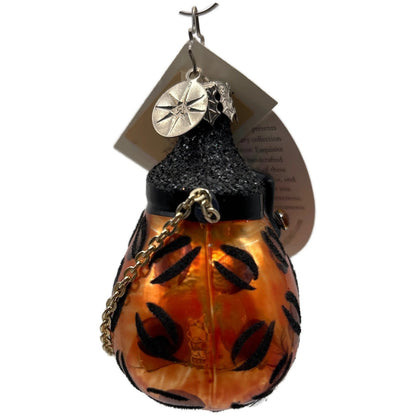 Christopher Radko Viva La Mode Leopard Print Purse Christmas Ornament 1012039