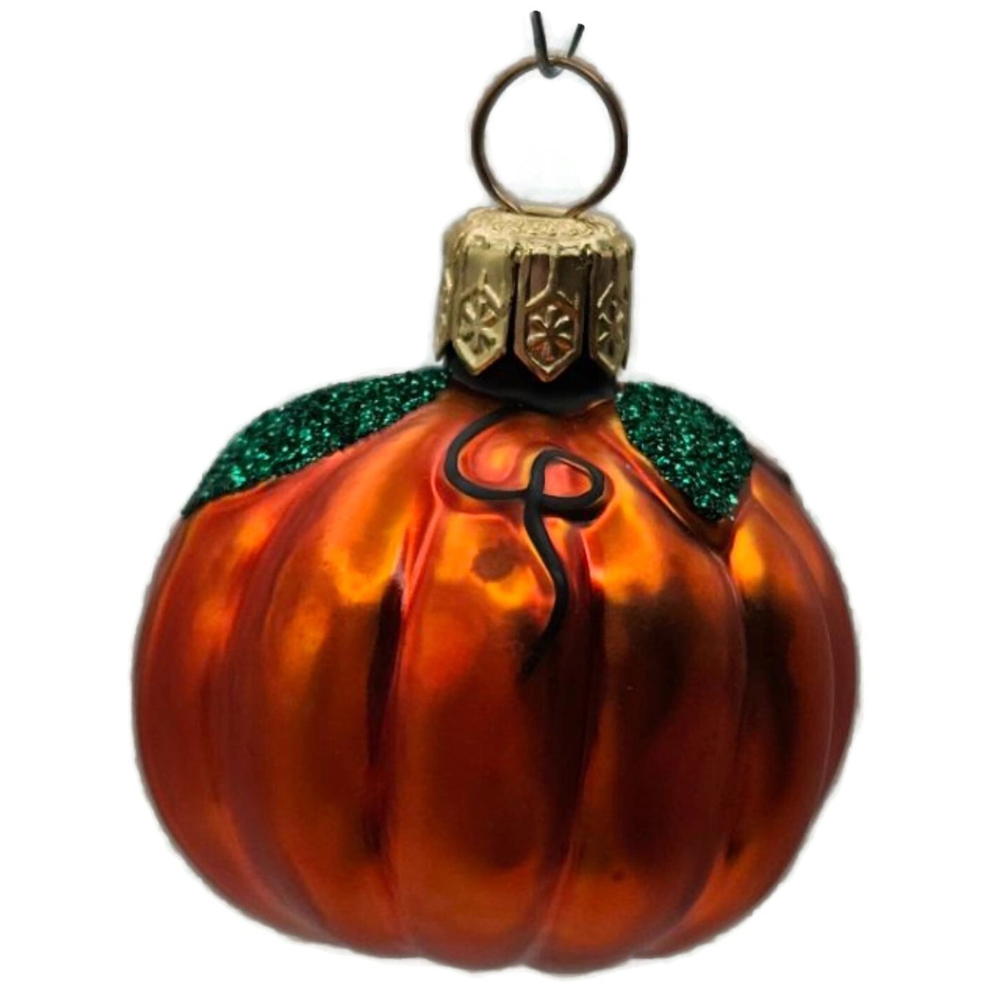 Patricia Breen Miniature Pumpkin Orange Halloween Christmas Tree Ornament CATZ