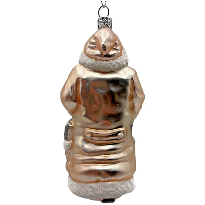 Patricia Breen Santa for Kevin Summer Pink Flowers On Staff Christmas Ornament