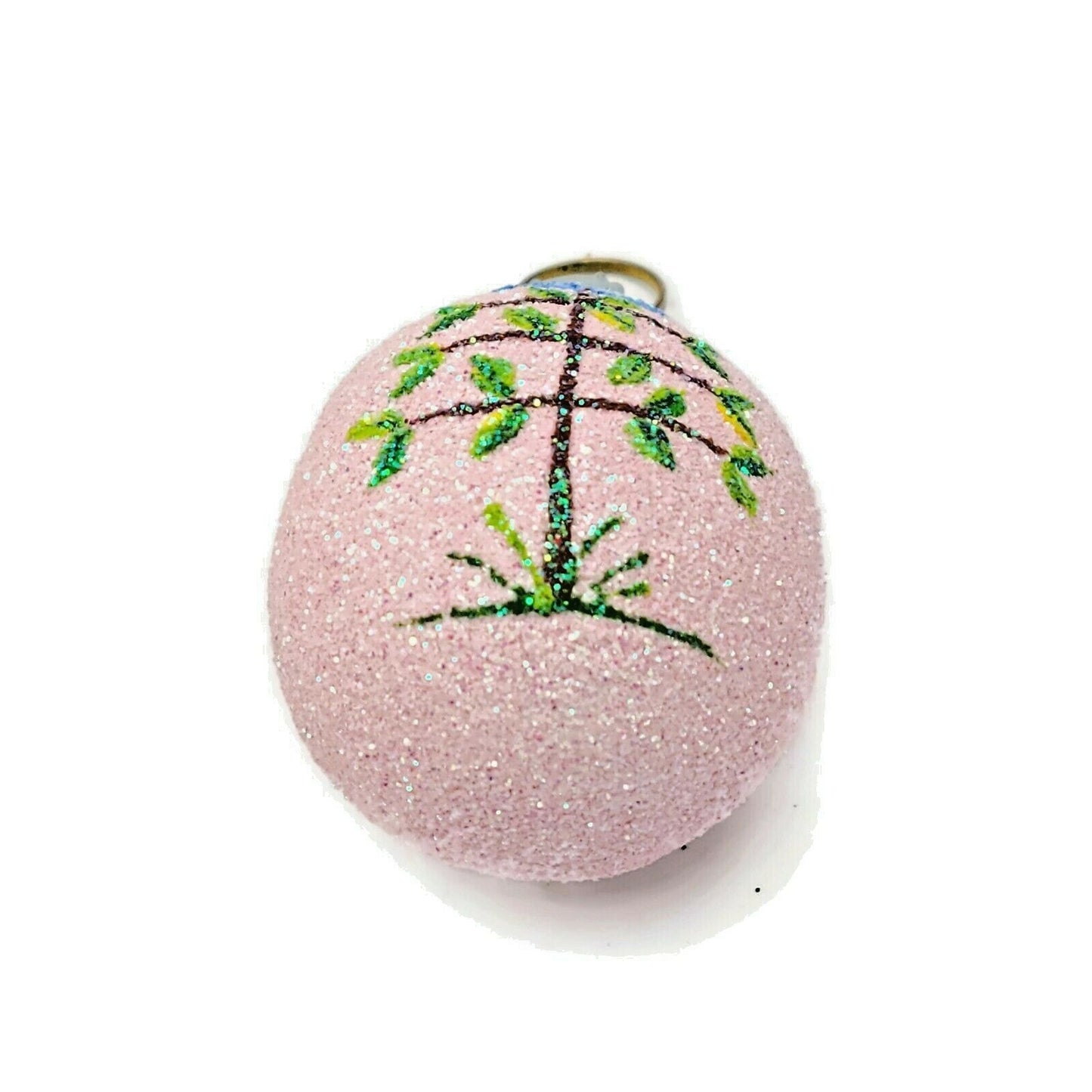 Patricia Breen Miniature Egg Espaliered Blue Bird Easter Spring Holiday Ornament
