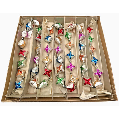 Christopher Radko Starry Night Beaded Christmas Garland Mercury Glass 93-065-0