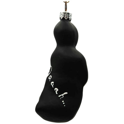 Patricia Breen Oscar Ghost Black Matte Halloween Christmas Tree Ornament