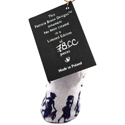 Patricia Breen Redoute Santa Silhouettes Halloween Christmas Ornament 2125