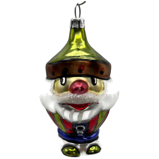 Little King Figural Glass Striped Christmas Tree Ornament Calik’s Artistry