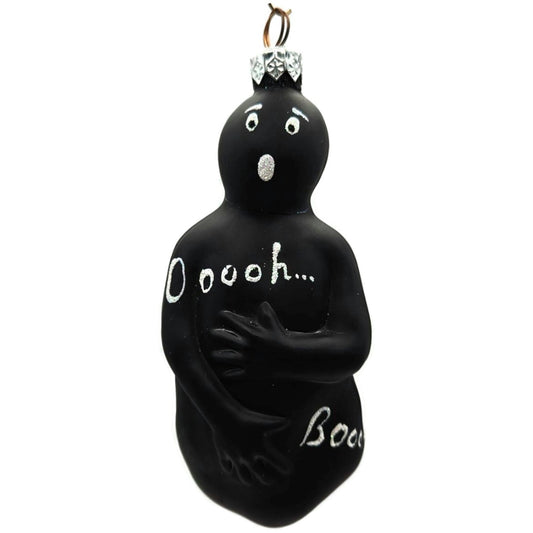 Patricia Breen Oscar Ghost Black Matte Halloween Christmas Tree Ornament