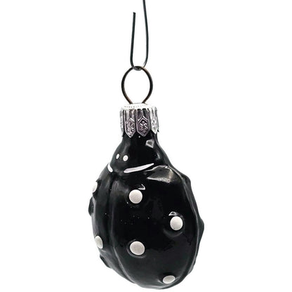 Patricia Breen Ladybug Black White Polka Dots Spring Christmas Tree Ornament