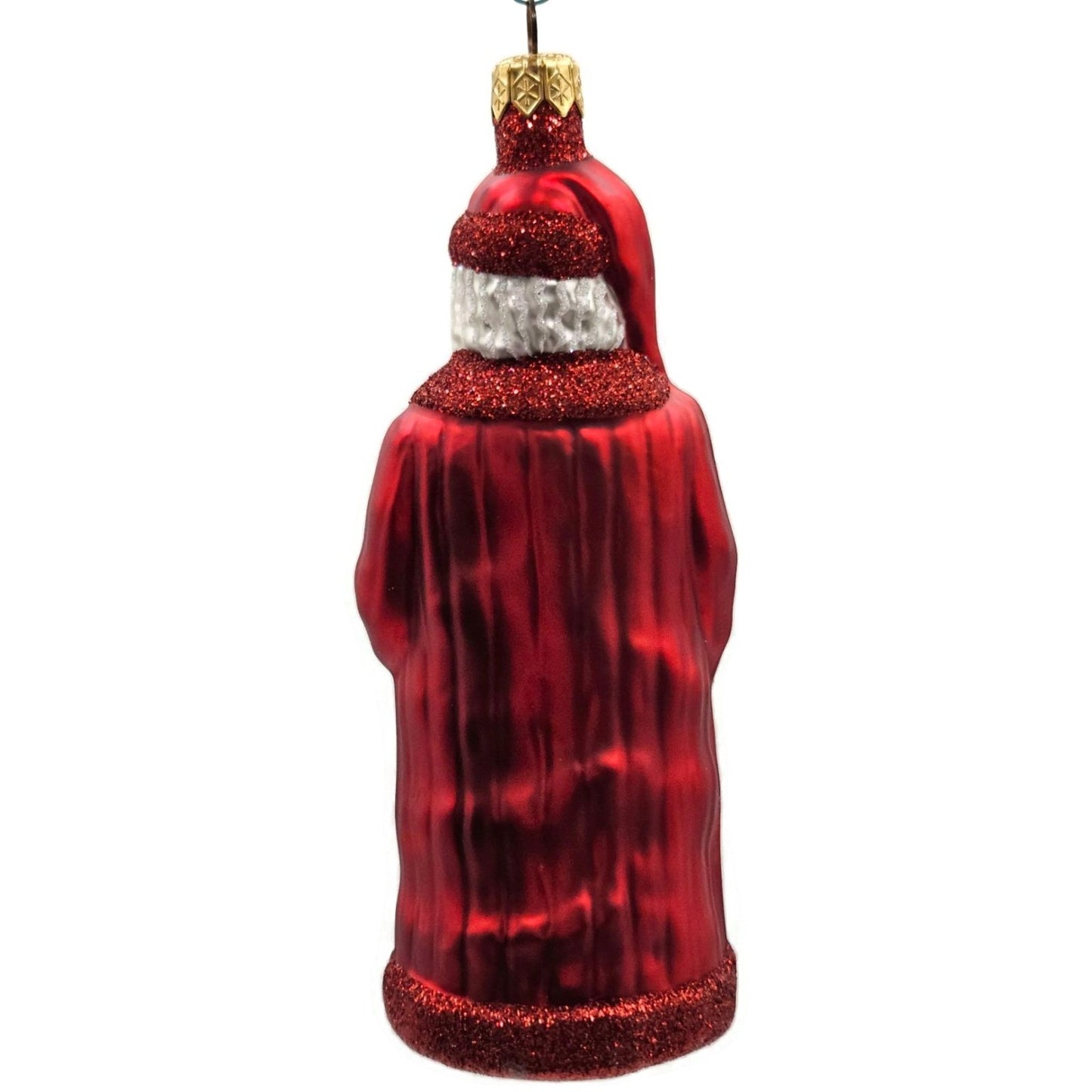 Patricia Breen Gift of the Season Red Gold Santa Claus Christmas Tree Ornament