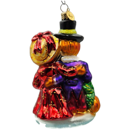 Christopher Radko The Patch worthies Orange Pumpkin Halloween Ornament 01-0518-0