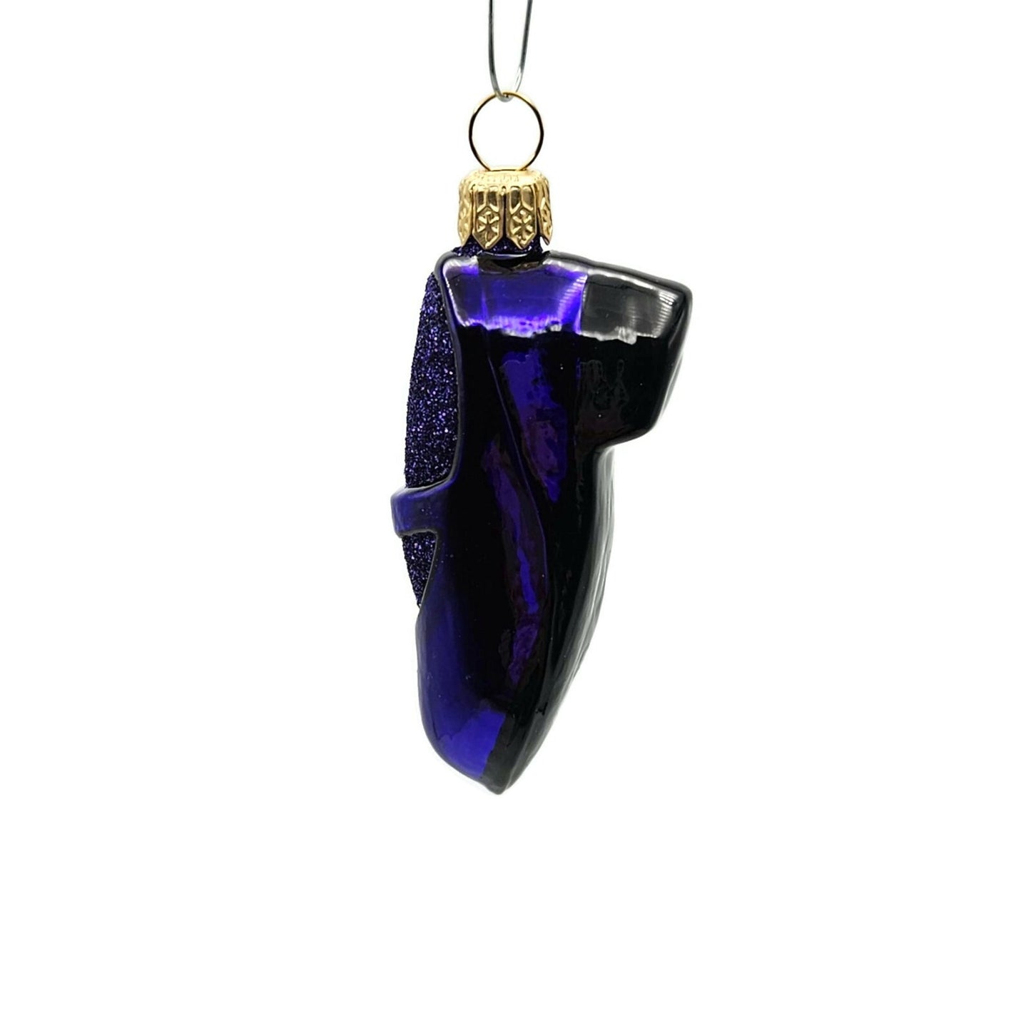 Patricia Breen Little Ones Shoe Purple Glittered Christmas Holiday Tree Ornament