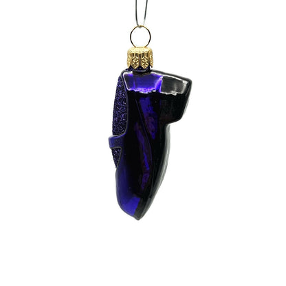 Patricia Breen Little Ones Shoe Purple Glittered Christmas Holiday Tree Ornament