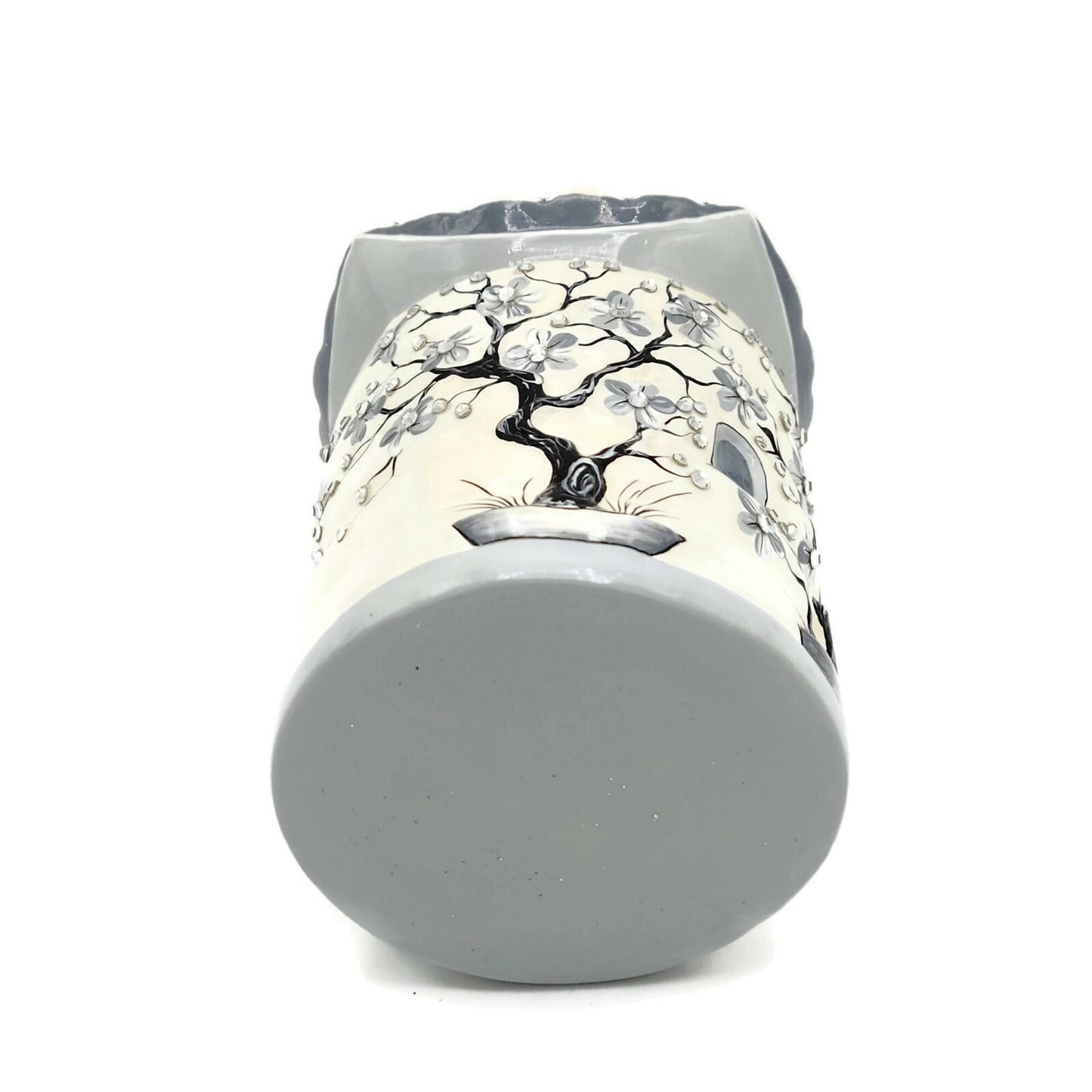 Patricia Breen Zenskep Chinoiserie Black Bee Floral Asian Holiday Tree Ornament