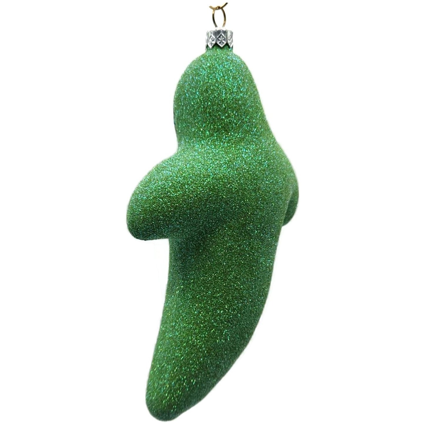 Patricia Breen Very Grand Ghost Frankenstein Green Glass Halloween Ornament 2554