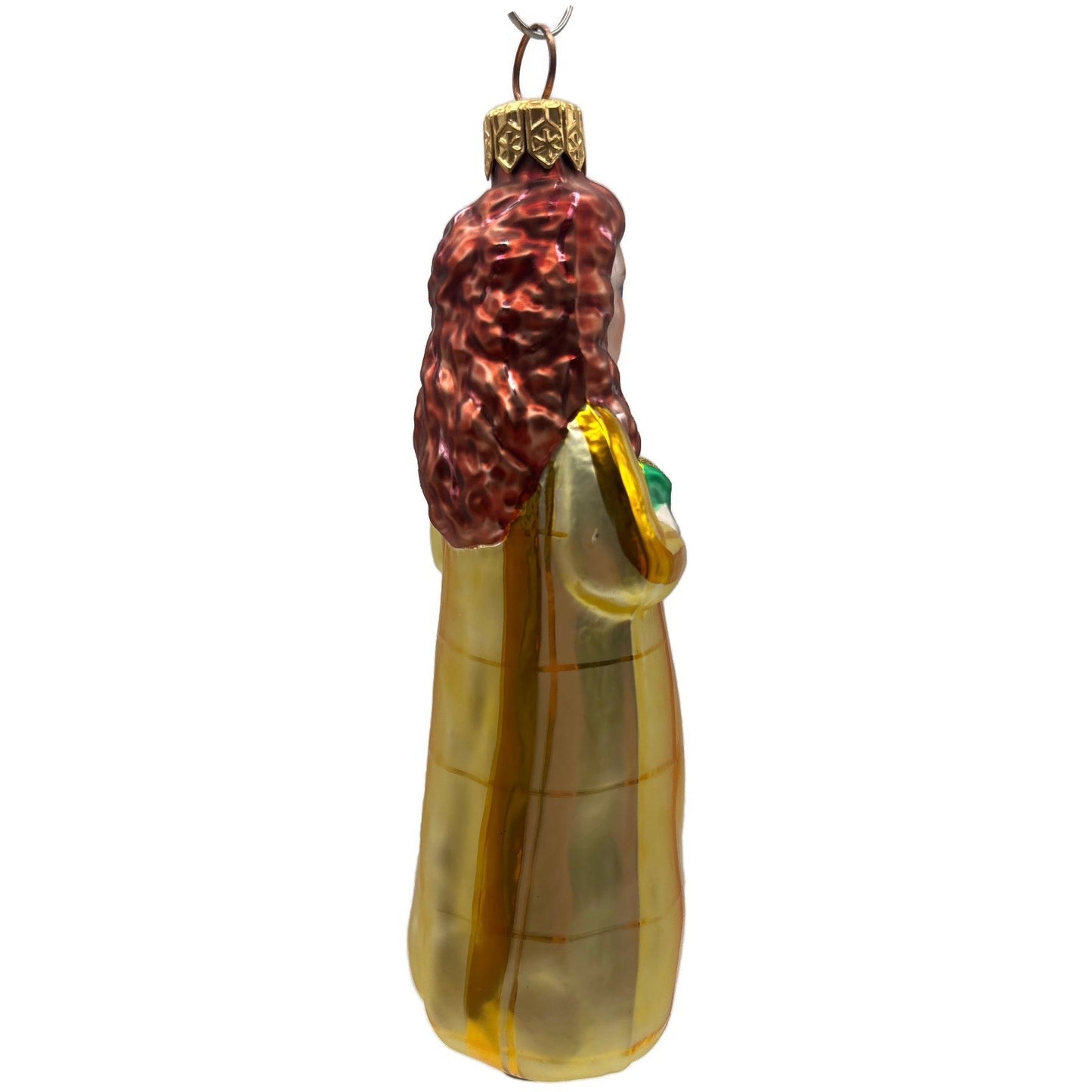 Patricia Breen Goldilocks Plaid Gold Fairytale Christmas Tree Ornament