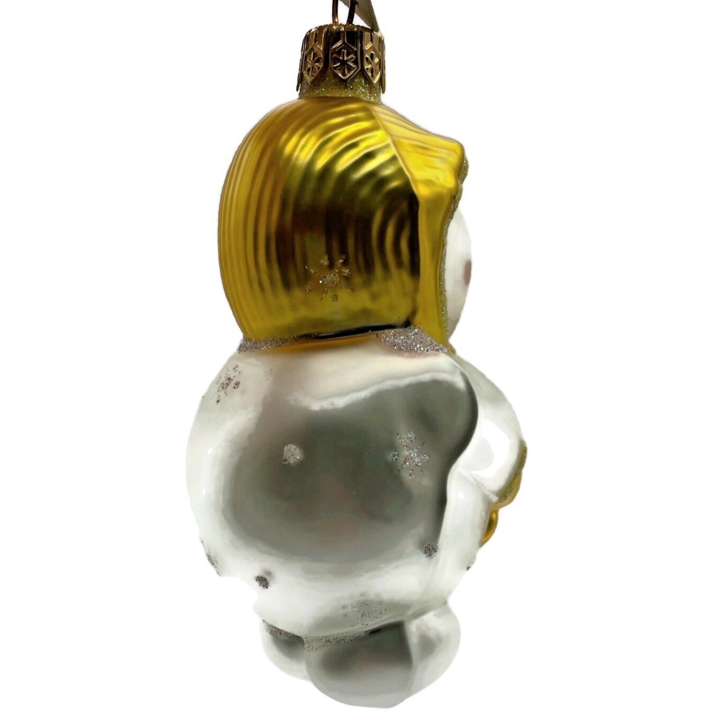 Patricia Breen Ornament Snowbaby Yellow Snowflakes Pearl Christmas Tree Decor