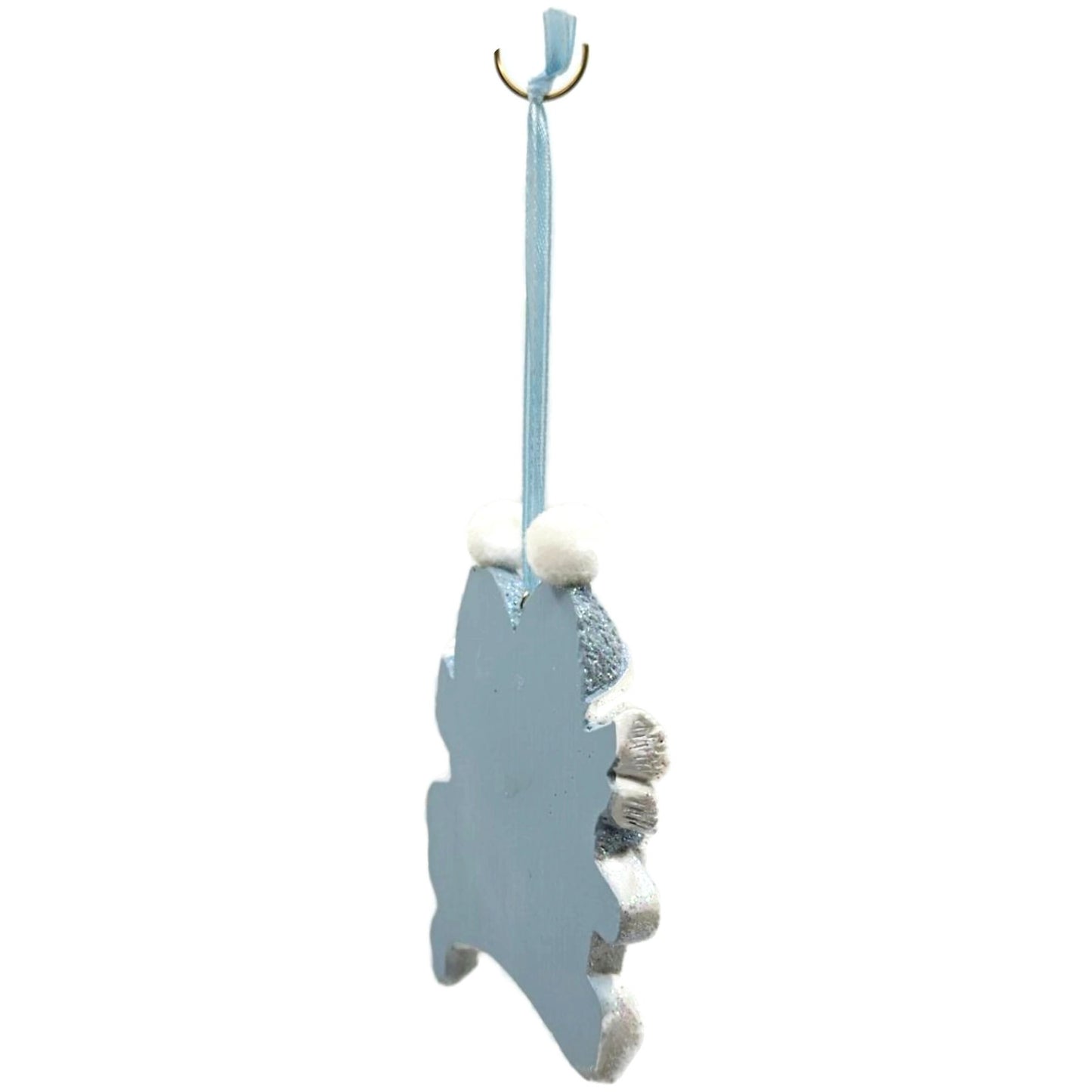 Midwest CBK Baby's First Christmas Twin Boys Blue Resin Holiday Tree Ornament