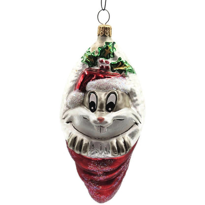 Christopher Radko Warner Bros Studio Bugs Taz Stockings Set Christmas Ornament