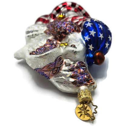 Christopher Radko All American Patriotic Eagle Christmas Tree Ornament 99-211-0