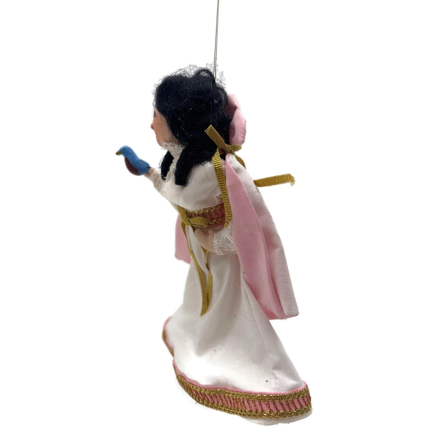 Gladys Boalt Snow White Seven Dwarfs Fabric Handmade Christmas Ornament Signed