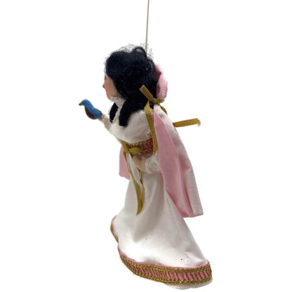 Gladys Boalt Snow White Seven Dwarfs Fabric Handmade Christmas Ornament Signed