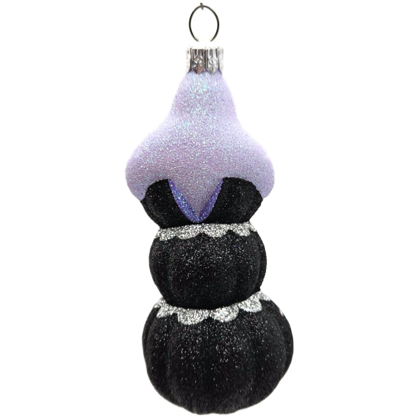 Patricia Breen Halloween Oooooohhhhhh Purple Ghost Glass Halloween Ornament 2337