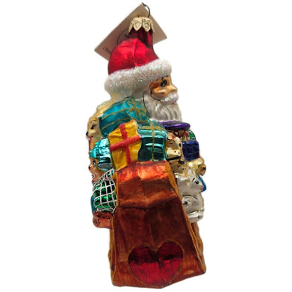 Christopher Radko Heartlight Express Santa Claus Sleigh Toys Ornament 97-250-0