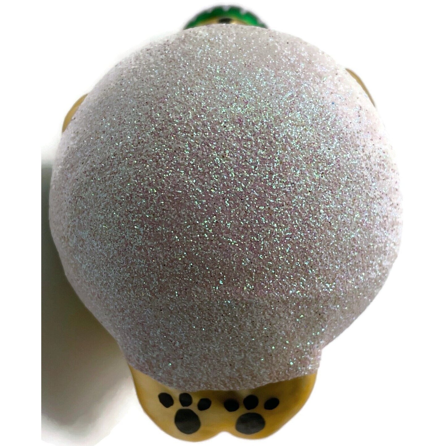 Patricia Breen Henry The Baby Bear Snowball Green Hat Scarf Christmas Ornament
