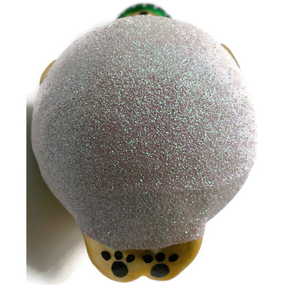 Patricia Breen Henry The Baby Bear Snowball Green Hat Scarf Christmas Ornament