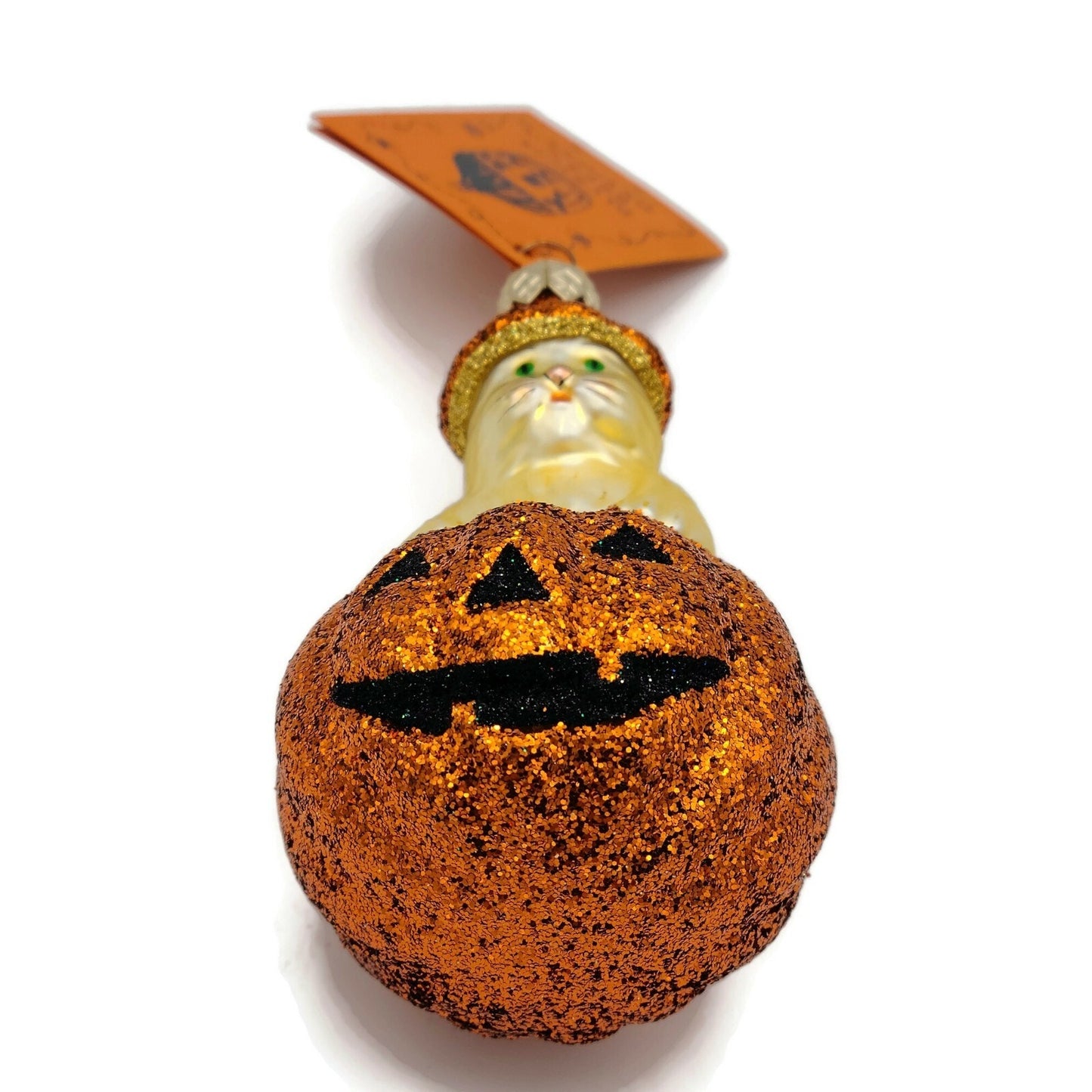 Patricia Breen Halloween Cat O Lantern Orange Pumpkin Christmas Tree Ornament