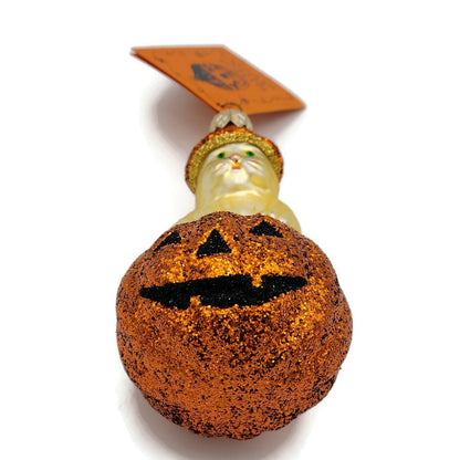 Patricia Breen Halloween Cat O Lantern Orange Pumpkin Christmas Tree Ornament