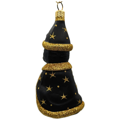 Patricia Breen Salem Kitten Black Gold Stars Signed Halloween Ornament 2032