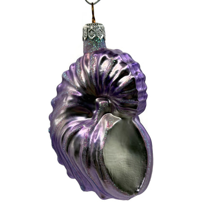 Patricia Breen A Walk on the Beach Lavender Shell Summer Nautical Ornament 9750