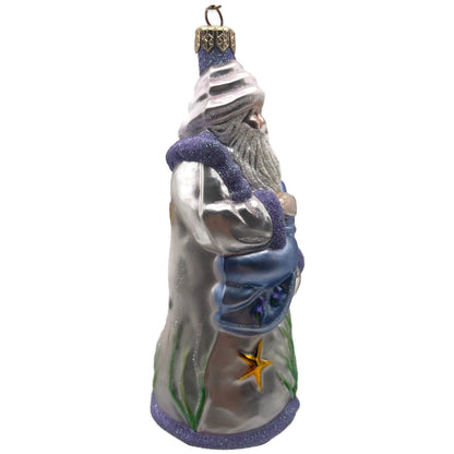 Patricia Breen Poseidon Santa Deep Sea Lavender Summer Nautical Ornament CATZ