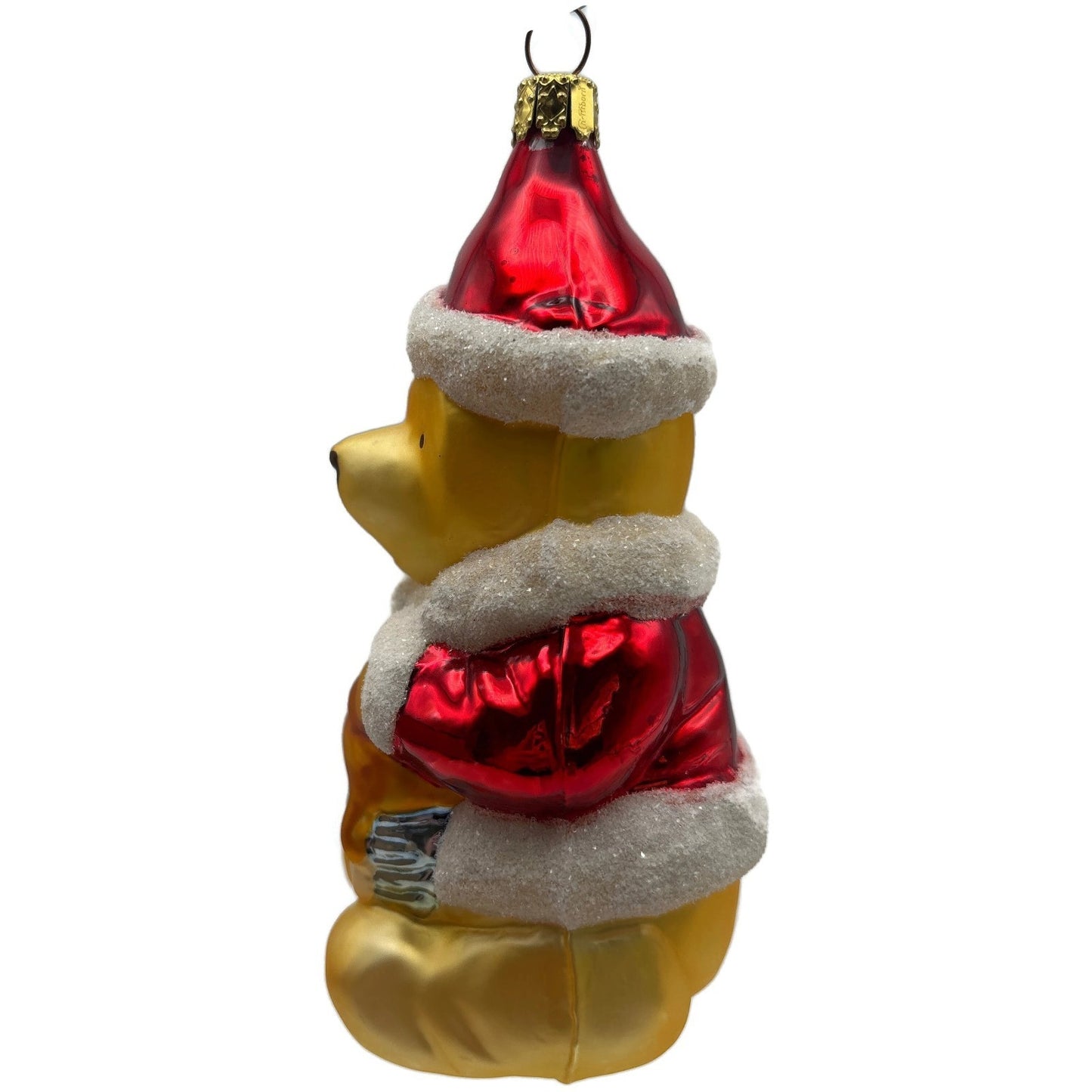Winnie the Pooh Bear Honey Santa Hat Christmas Ornament Midwest Of Cannon Falls