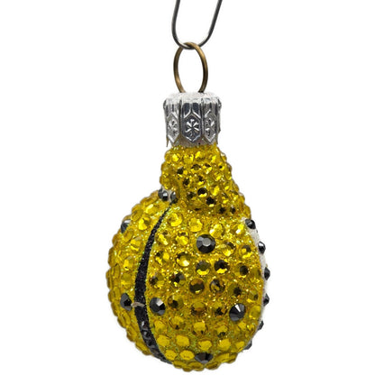Patricia Breen Ladybug Noel Yellow Jeweled Polka Dots Spring Christmas Ornament