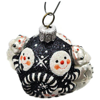 Patricia Breen For James Twice Snow Faces Chameleon Christmas Ornament 2581