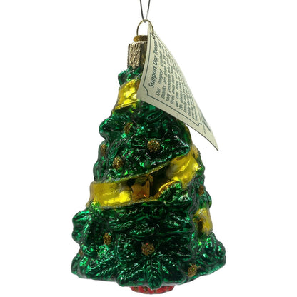 Support Our Troops Yellow Ribbon Military Old World Christmas Tree Ornament OWC