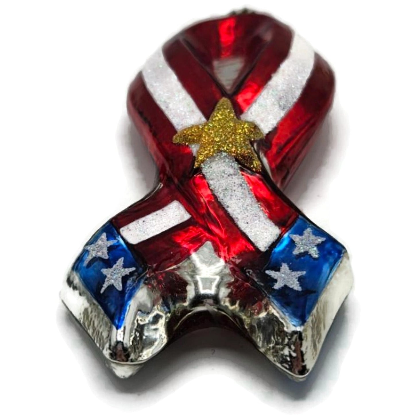Christopher Radko United for Freedom Patriotic July 4th Tree Ornament 01-1021-0