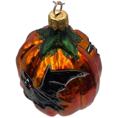 Slavic Treasures Baneful Bill Monster Pumpkin Bat Halloween Ornament 01-448-A