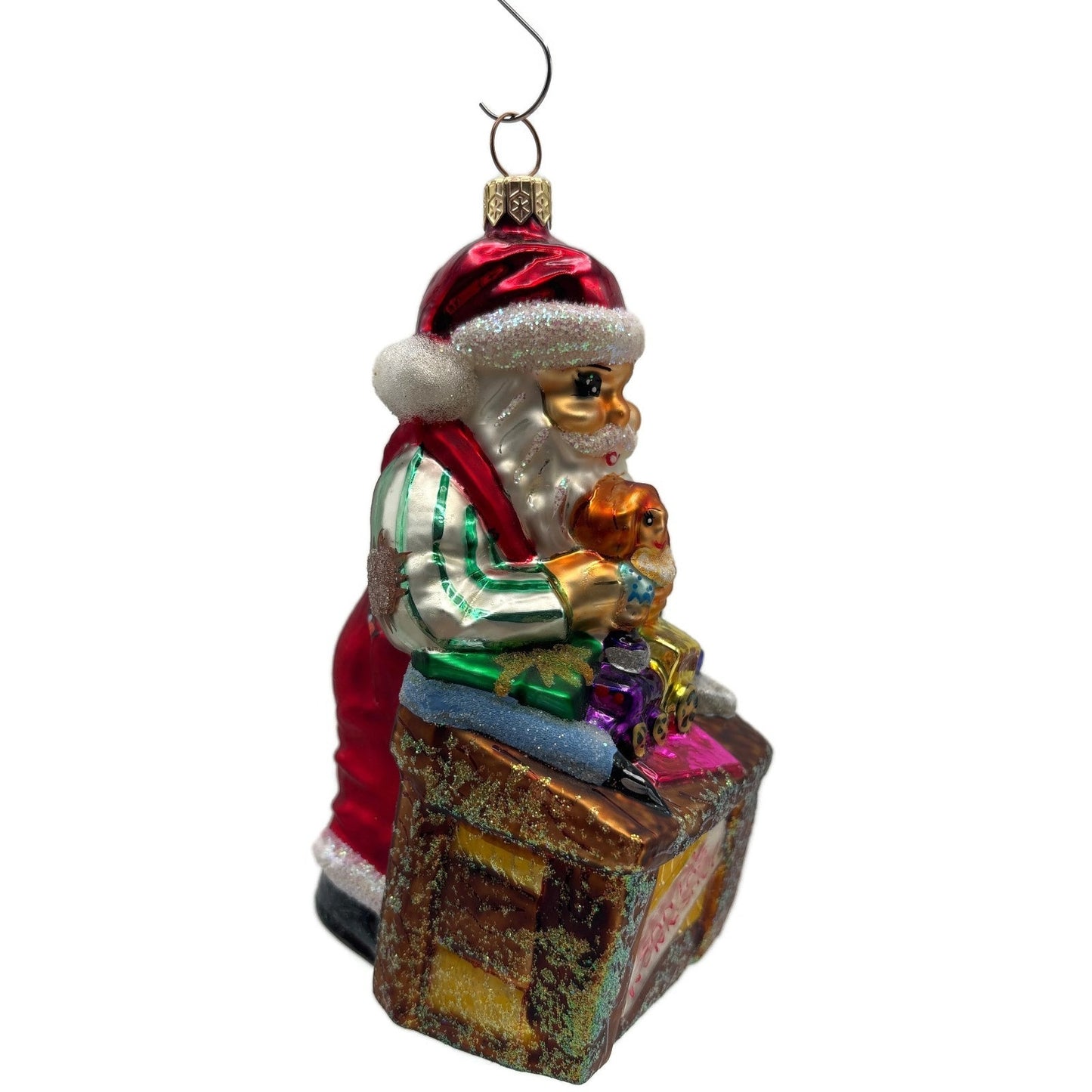 Christopher Radko Santa's Workshop Toys Glass Christmas Tree Ornament 97-231-0