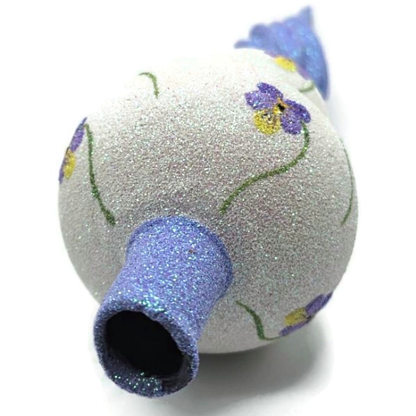 Patricia Breen Miniature Pansy Finial Purple Easter Spring Christmas Tree Topper