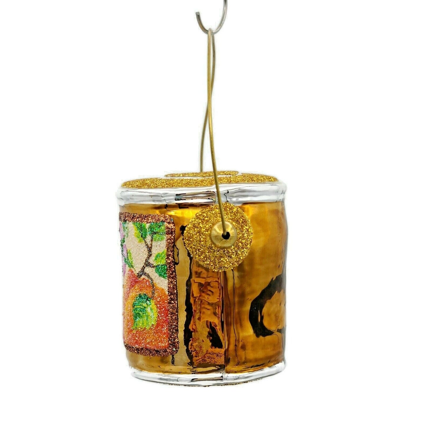 Patricia Breen Colourful Quarts Peach Paint Can Art Spring Christmas Ornament