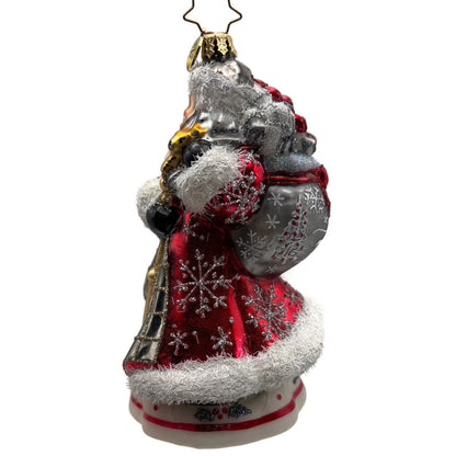Christopher Radko Winter Splendor Santa Claus Christmas Tree Ornament 1021740